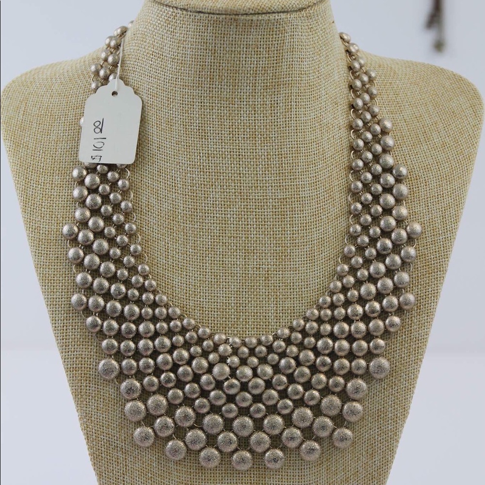 Theia Gold Tone Statement Necklace